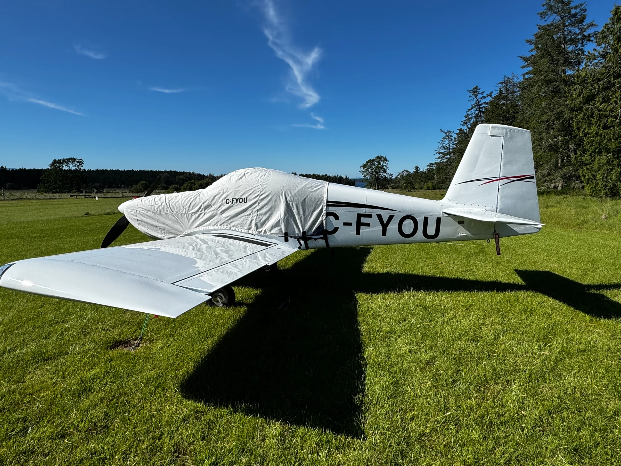 Exterior view of a 2023 Van's RV-7A.
