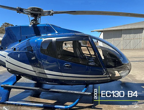 Marketing image of a 2003 Eurocopter EC130 B4.