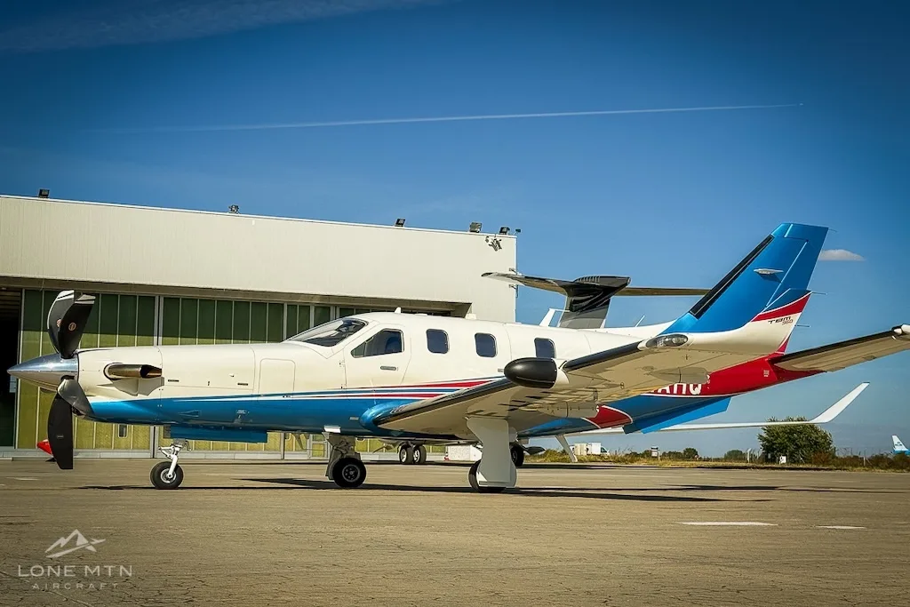 Exterior view of a 2022 Daher TBM 960.