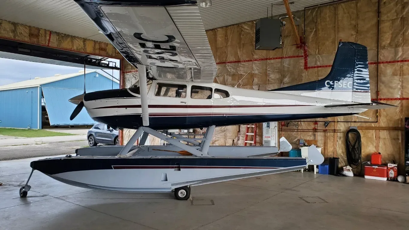 Exterior view of a 1973 Cessna.