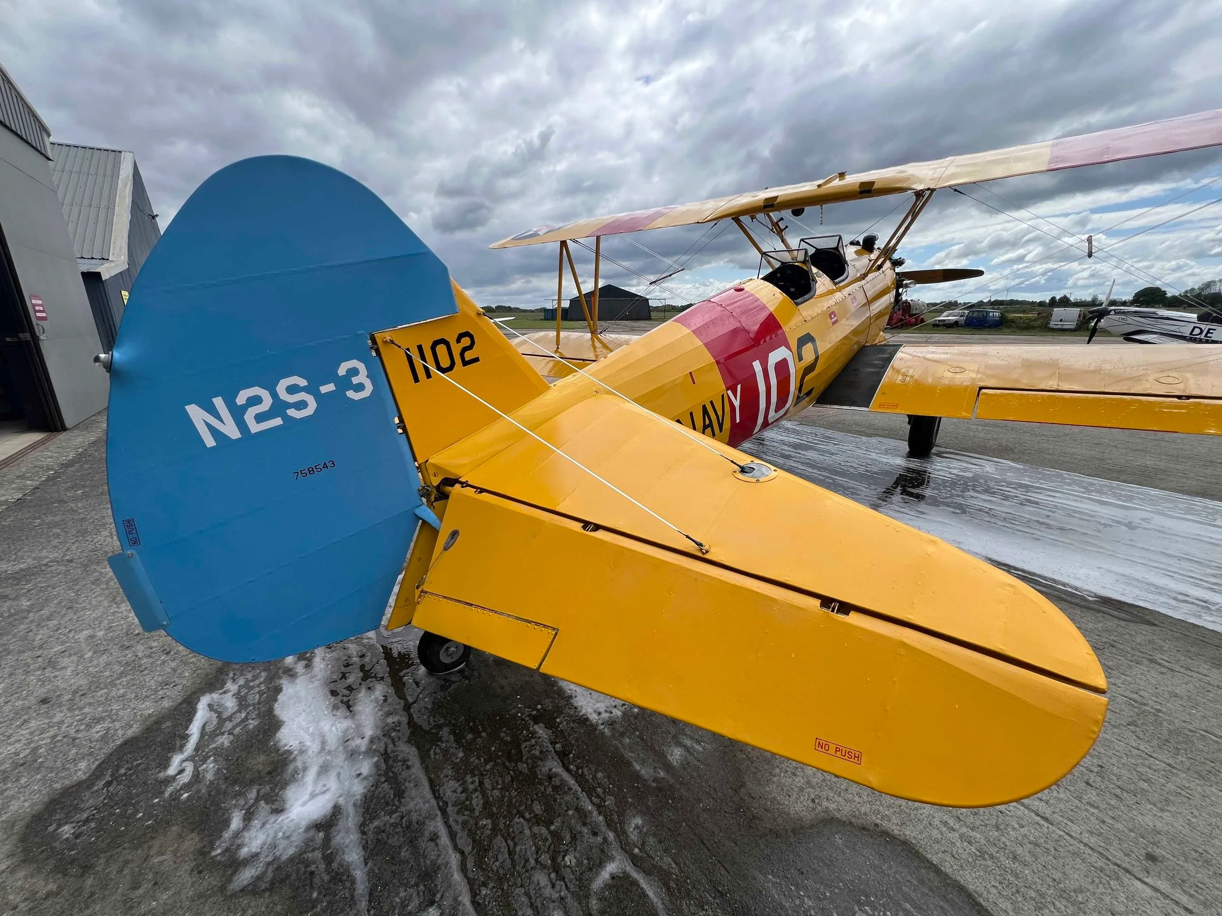 Exterior view of a 1940 Boeing Stearman A75-N1.