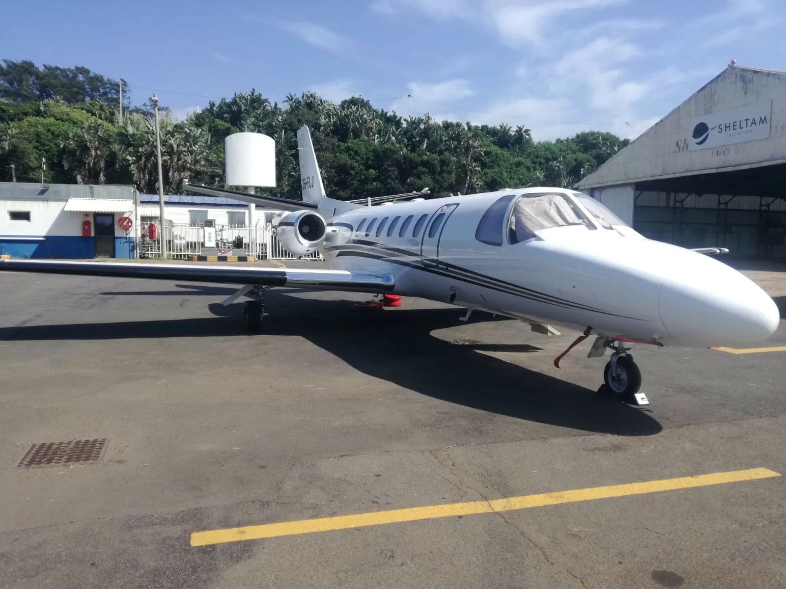 Exterior view of a 1999 Cessna Citation V Ultra.