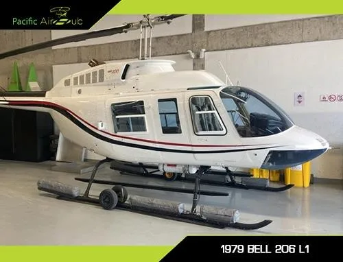 Exterior view of a 1979 BELL 206L-1.