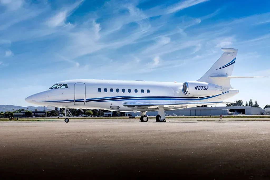 Exterior view of a 2004 Dassault Falcon.