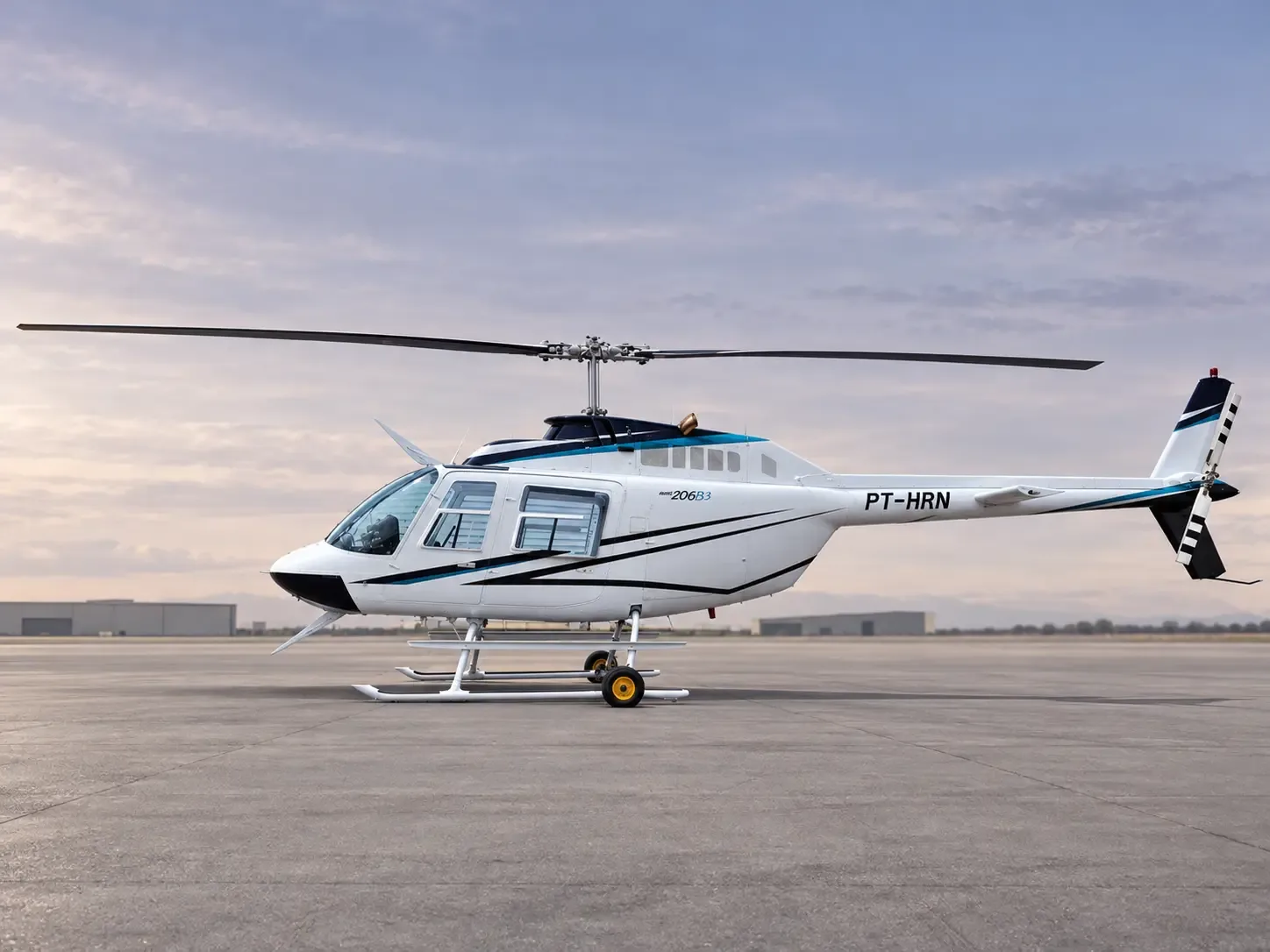 Marketing image of a 1992 Bell 206B III JetRanger.