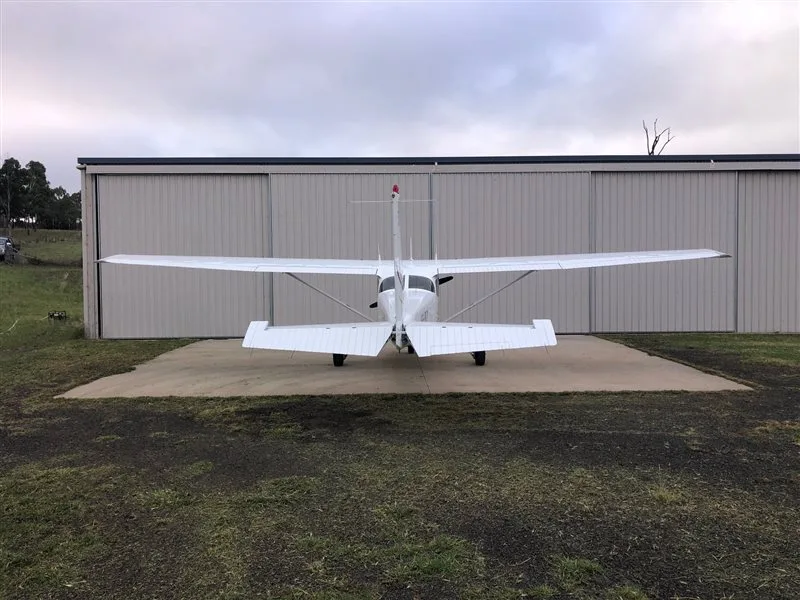 Exterior view of a 1998 Cessna 172S, VH-PKY.