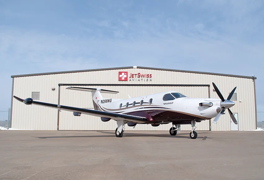 Exterior view of a 2011 Pilatus PC-12 NG - SN 1266.