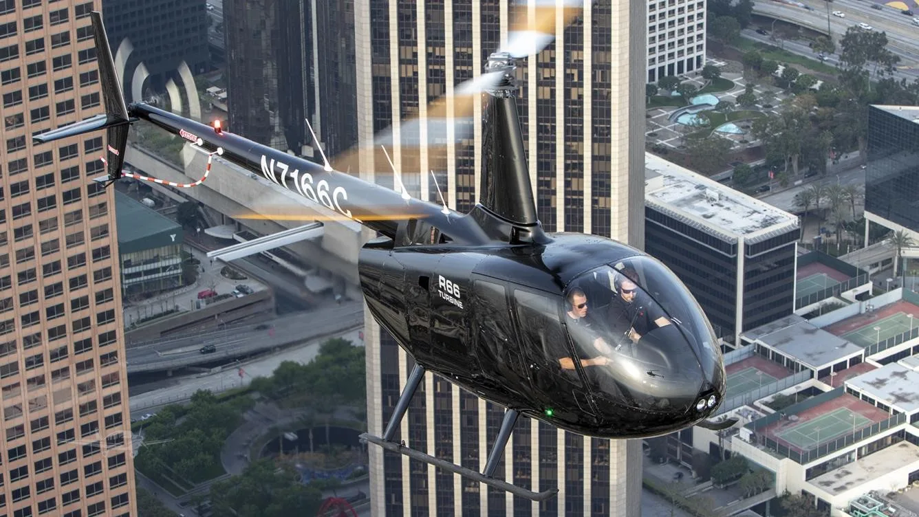 Marketing image of a 2026 ROBINSON R66.