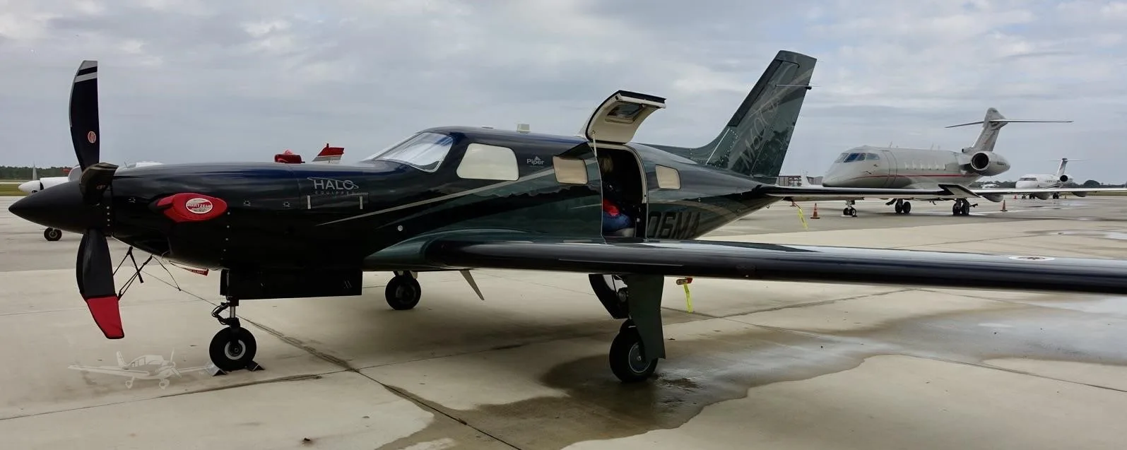 Exterior view of a 2024 PIPER M600 SLS, N706MA.