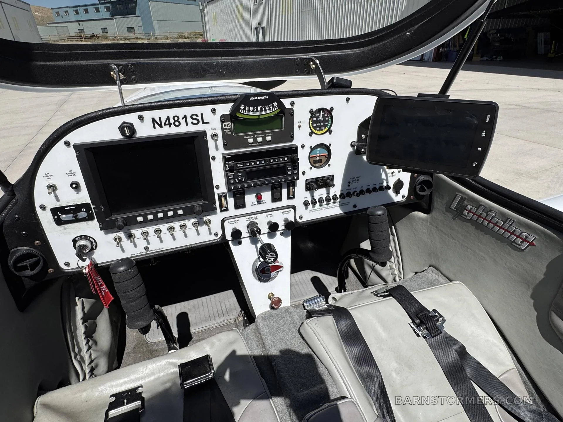 Cockpit and instrument panel of a aircraft.