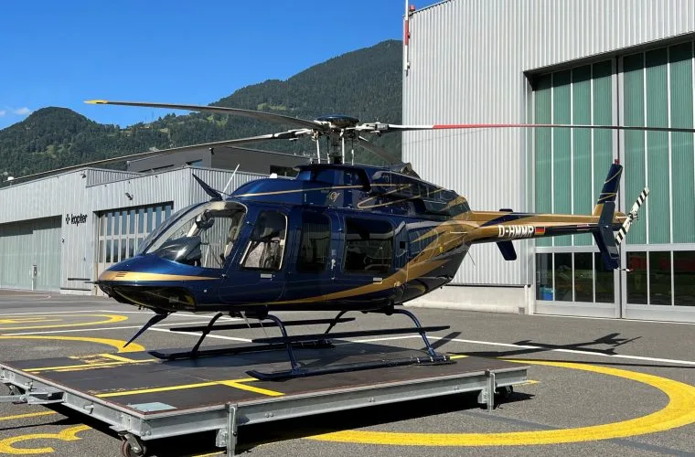 Exterior view of a 2003 Eurocopter AS350-B3.