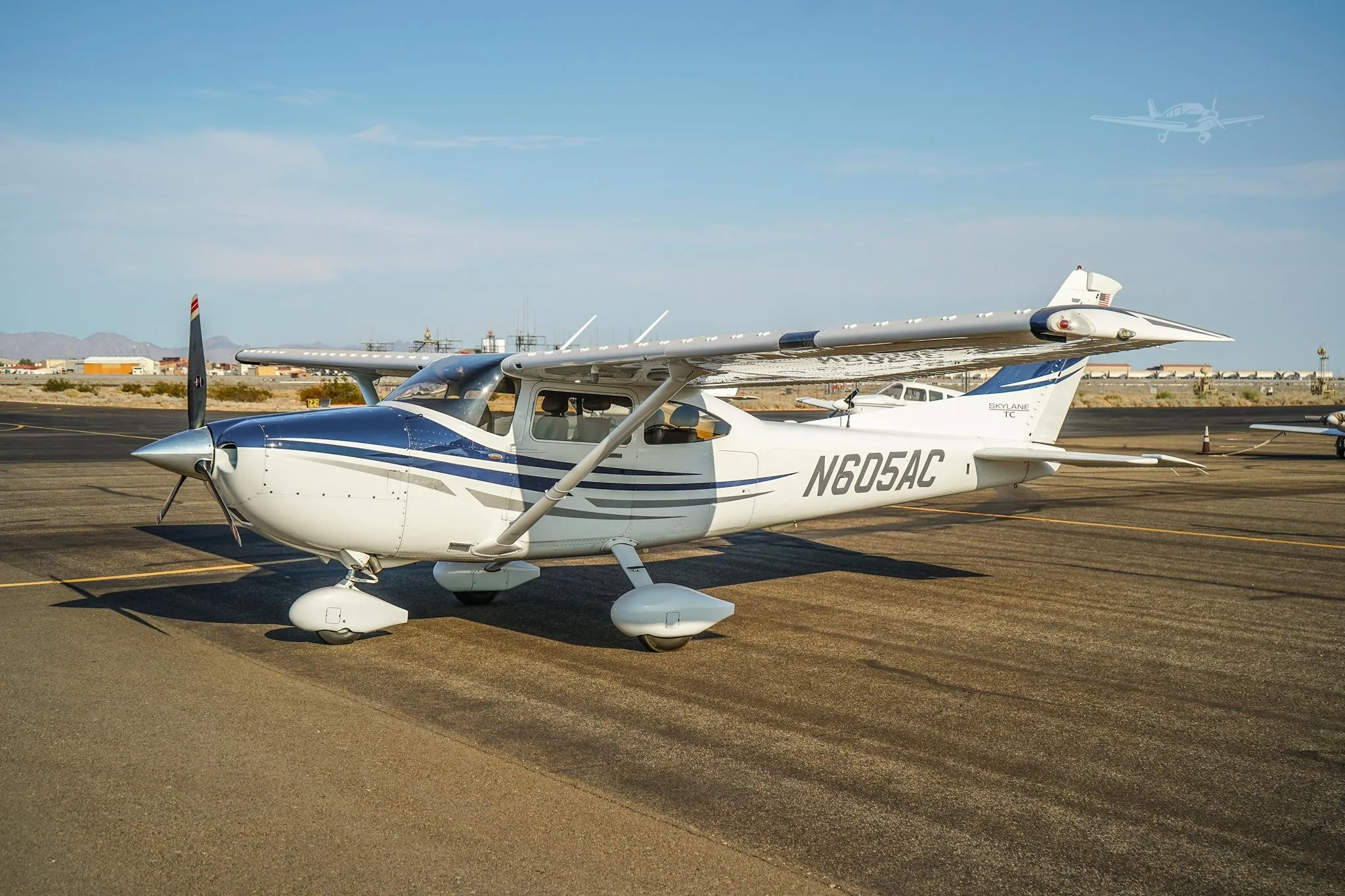 Exterior view of a 2005 CESSNA TURBO 182T SKYLANE, N605AC.