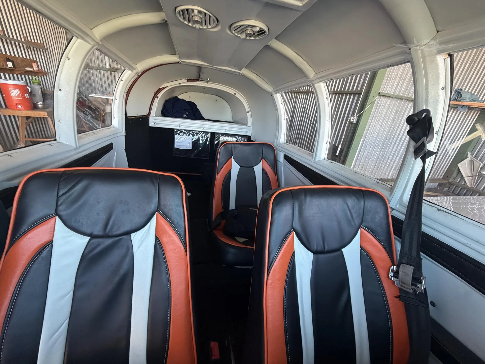 Cabin interior of a 1968 MOONEY M20F.