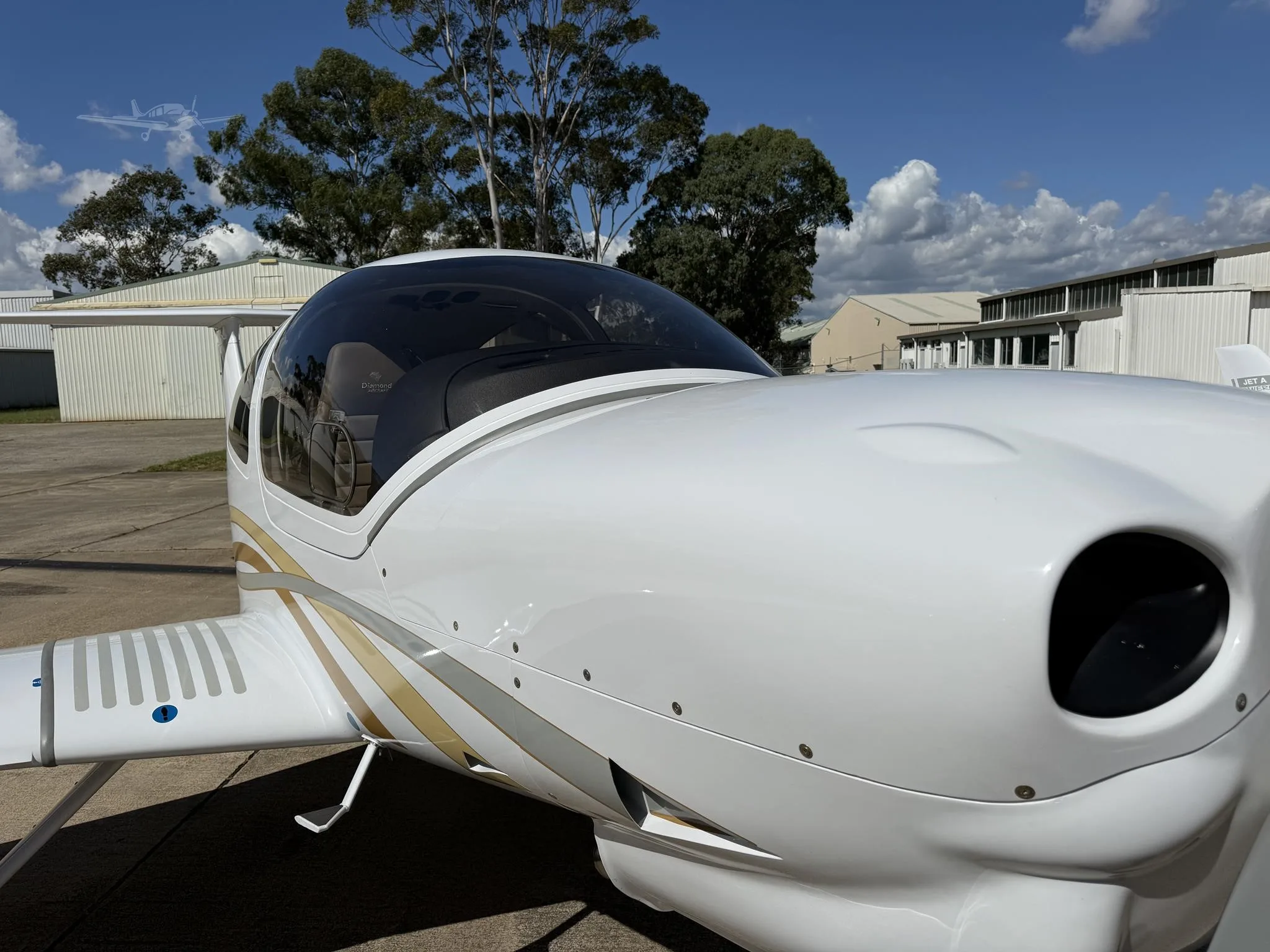 Exterior view of a 2026 DIAMOND DA40 NG, VH-88U.