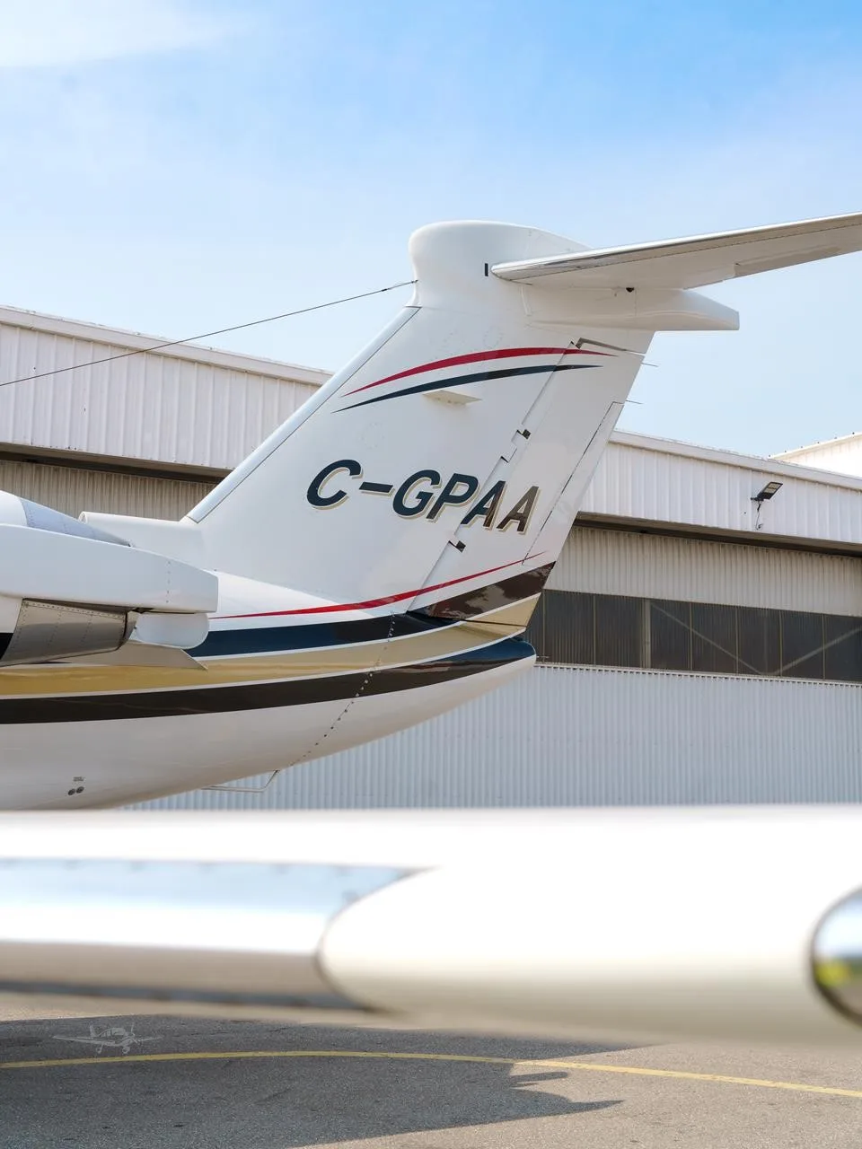 Exterior view of a 1985 CESSNA CITATION III, C-GPAA.