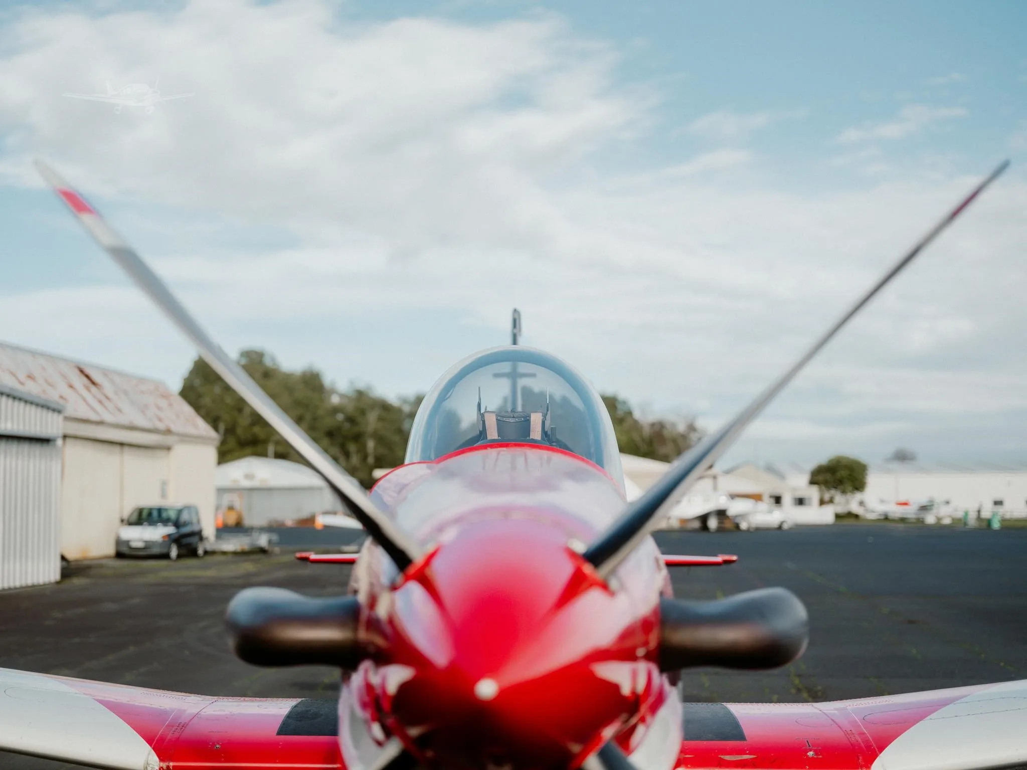 Exterior view of a 1989 PILATUS PC-9A.