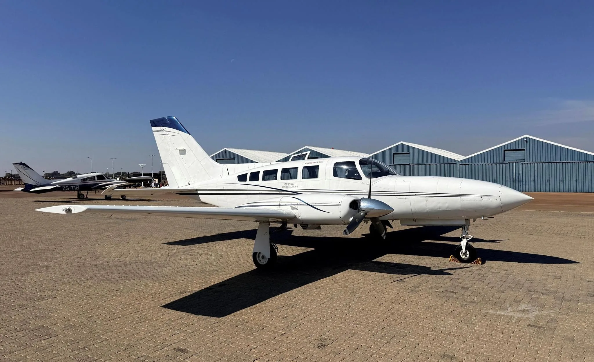 Exterior view of a 1980 CESSNA 402C.