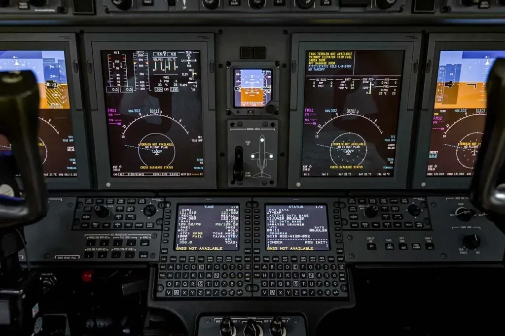 Avionics suite of a 2012 Cessna Citation.