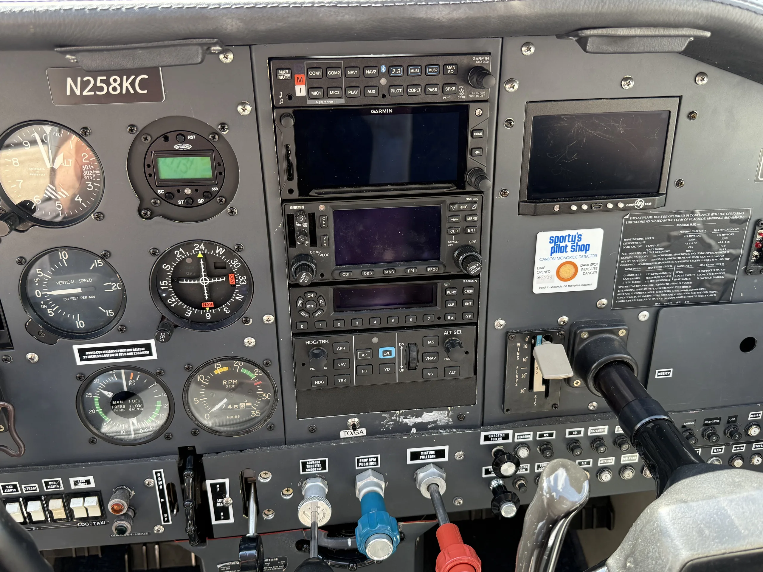 Avionics suite of a 1978.