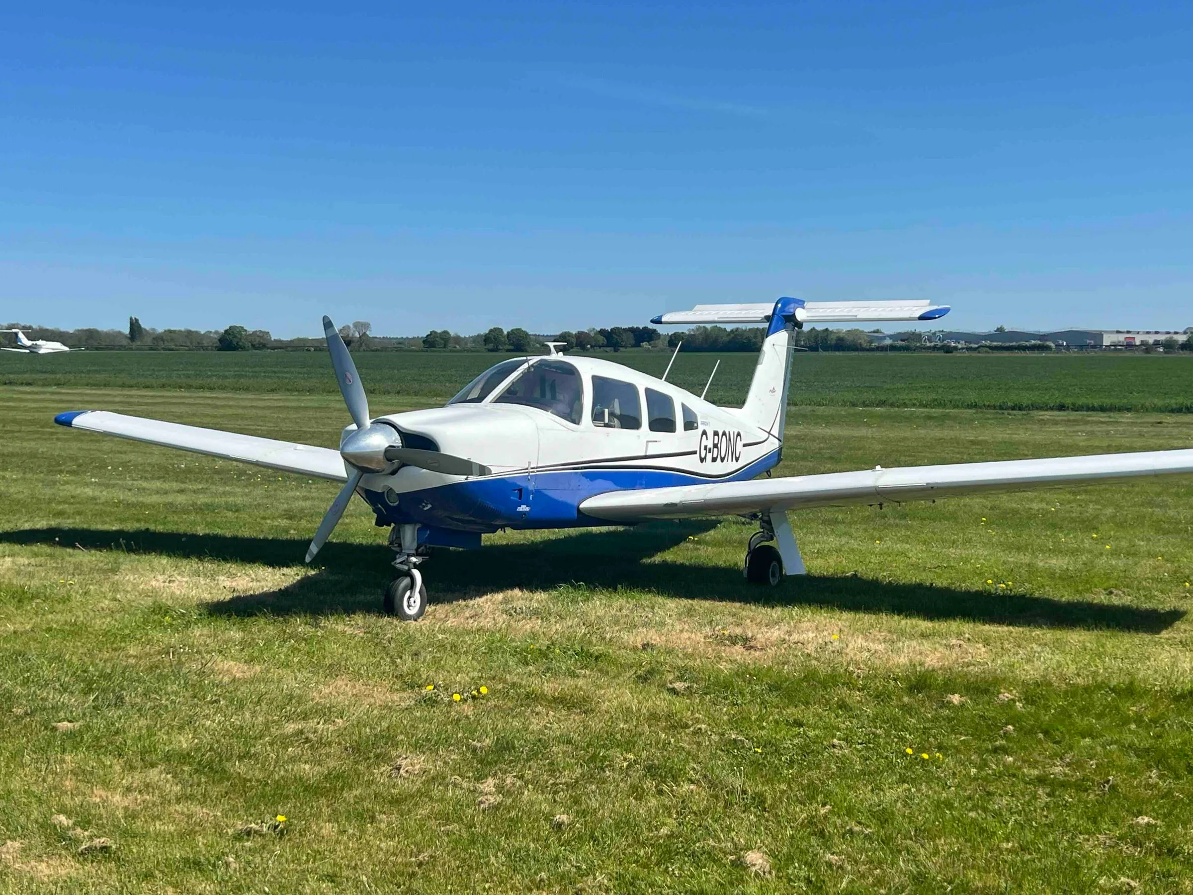 Exterior view of a 1979 Piper PA-28RT-201 Arrow IV.
