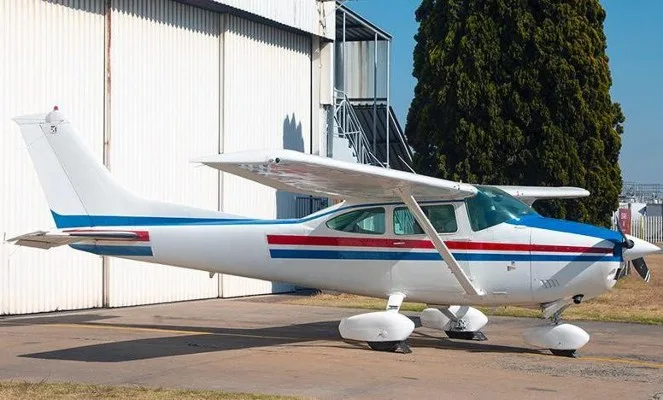 Marketing image of a 1980 Cessna 182Q.