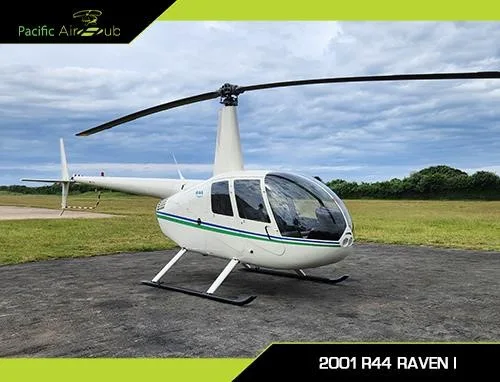 Exterior view of a 2001 ROBINSON R44 RAVEN I.