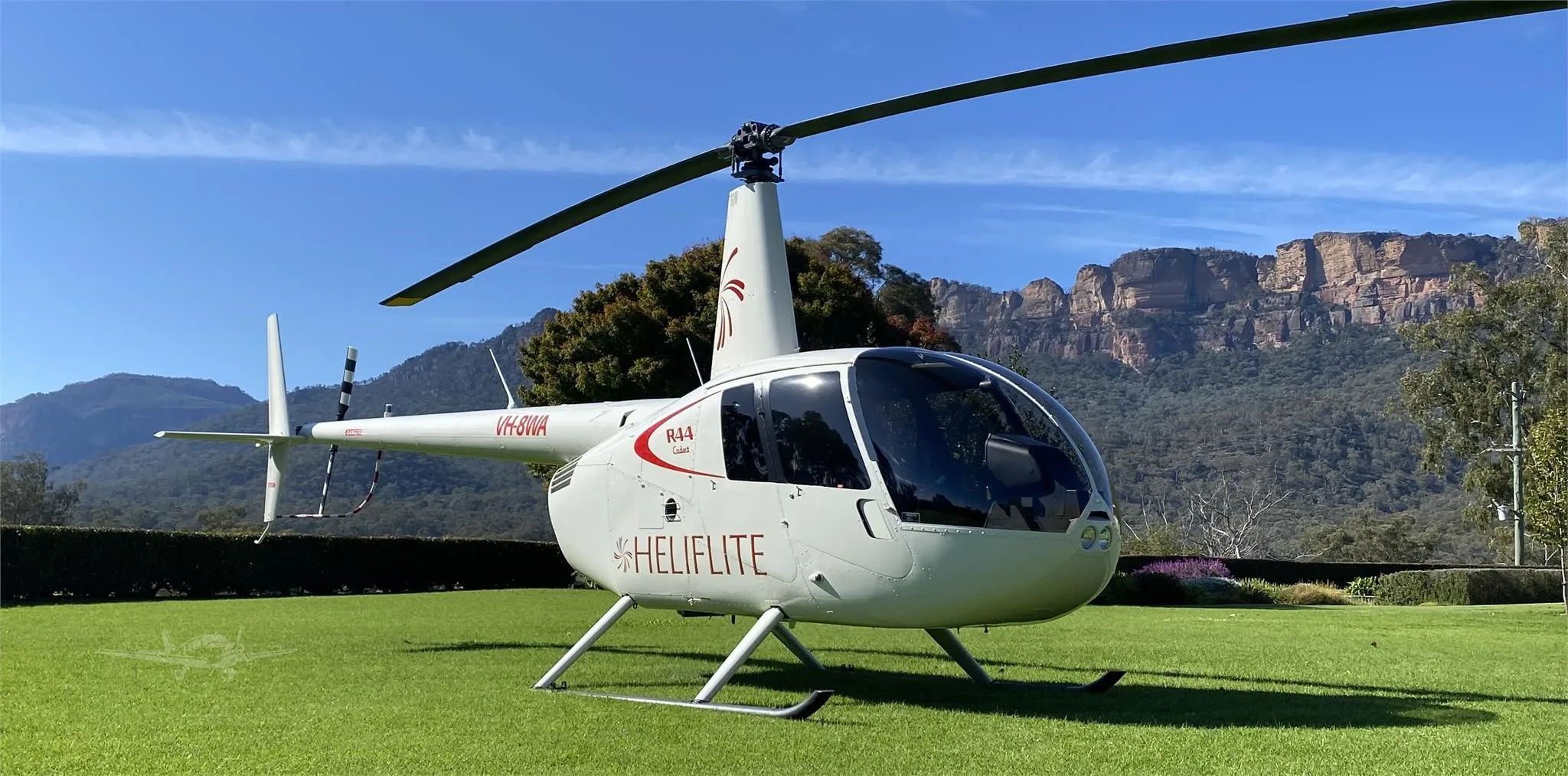 Exterior view of a 2026 ROBINSON R44 CADET.