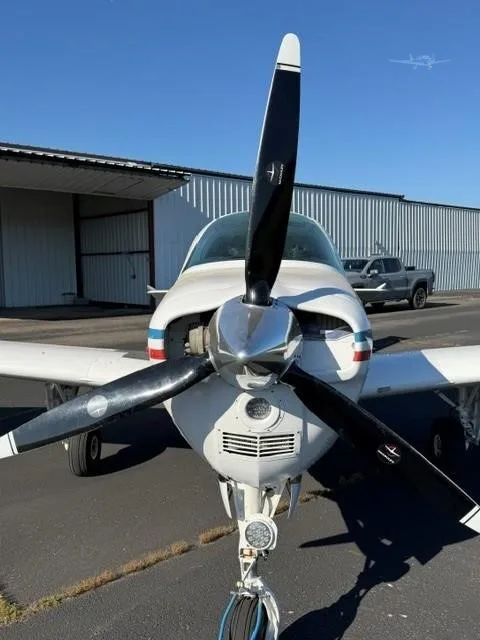 Exterior view of a 1970 BEECHCRAFT A36 BONANZA, N342S.