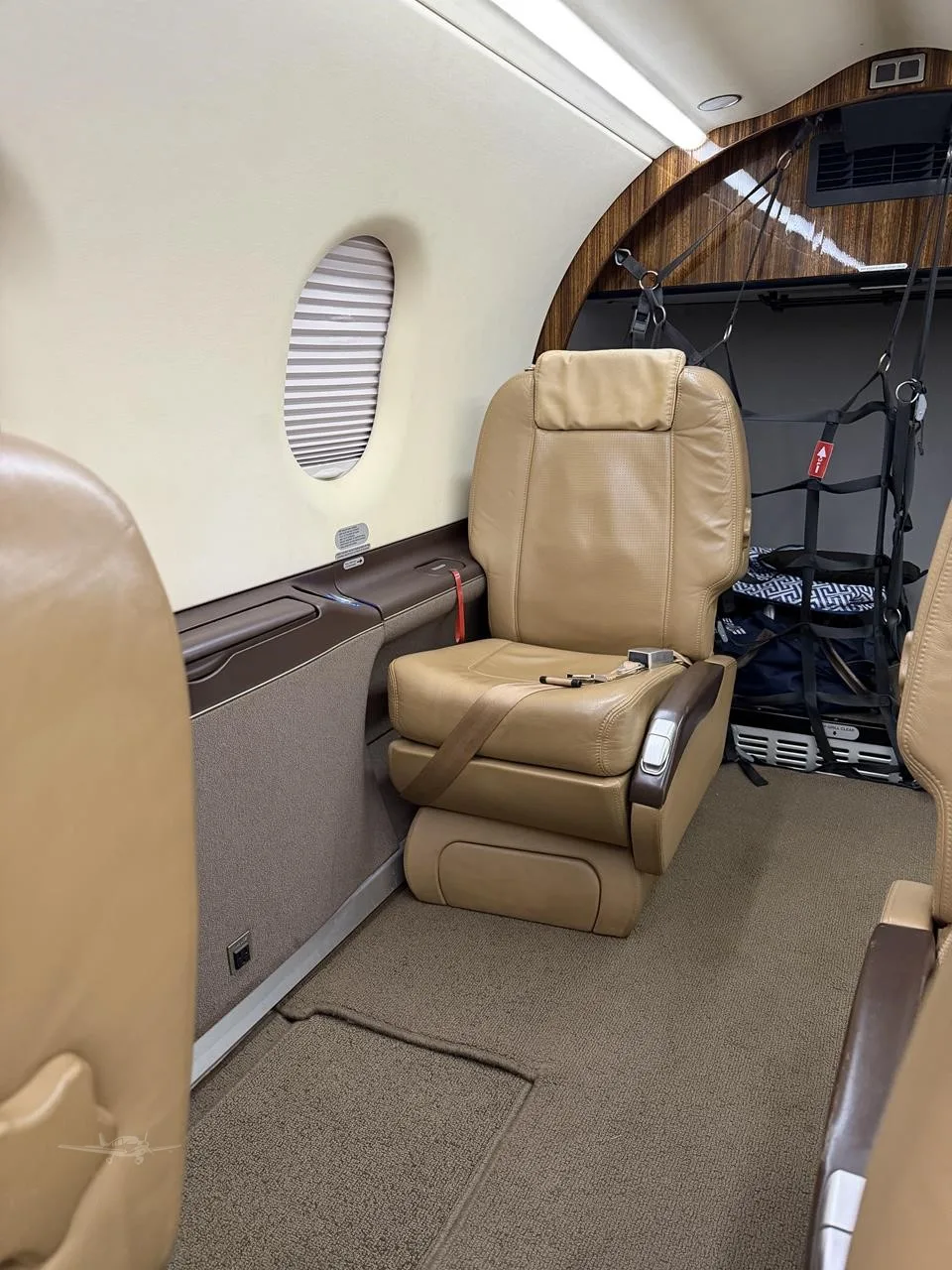 Cabin interior of a 2011 PILATUS PC-12 NG.
