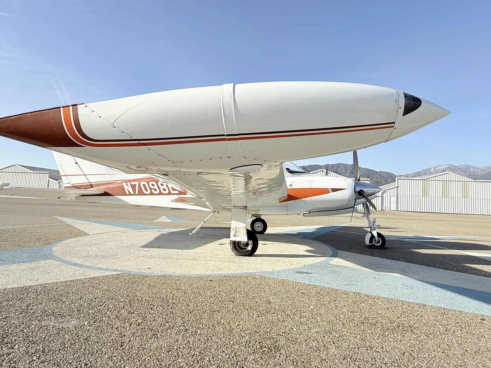 Marketing image of a 1966 CESSNA 310K.