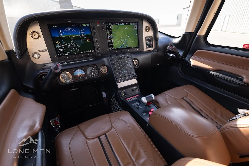 Cabin interior of a 2014 Cirrus SR22T G5 GTS.