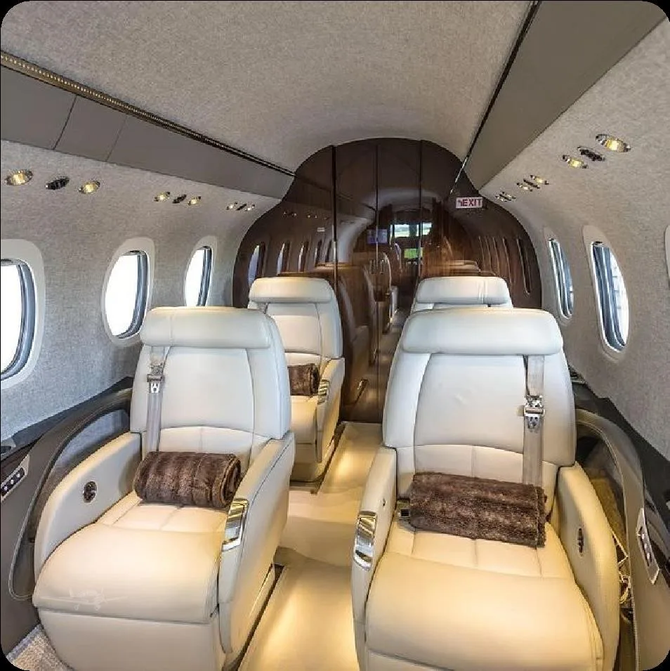 Cabin interior of a 2024 CESSNA CITATION LATITUDE.