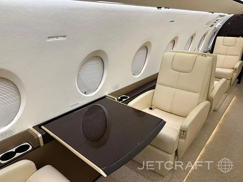Cabin interior of a 2014 Gulfstream Honeywell GTCP-36-150.