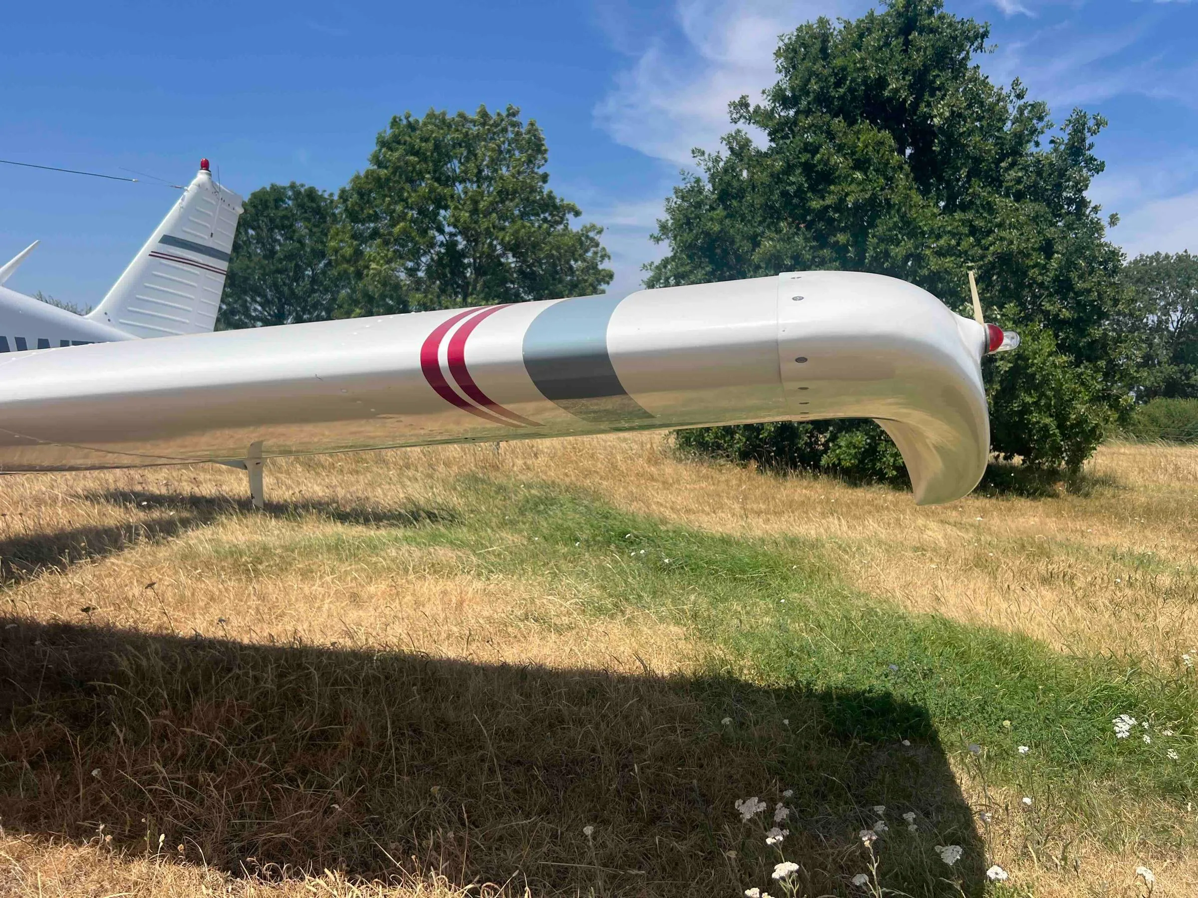 Exterior view of a 1968 Piper PA-28R-180 Arrow.