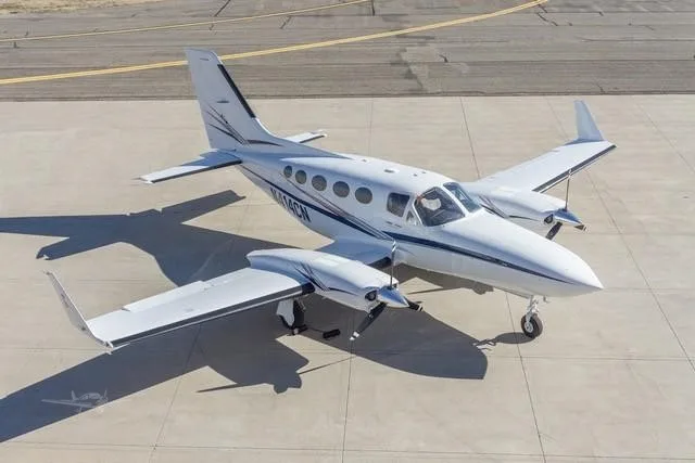 Exterior view of a 1978 CESSNA 414A, N414CN.