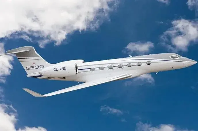 Marketing image of a 2020 Gulfstream G500.