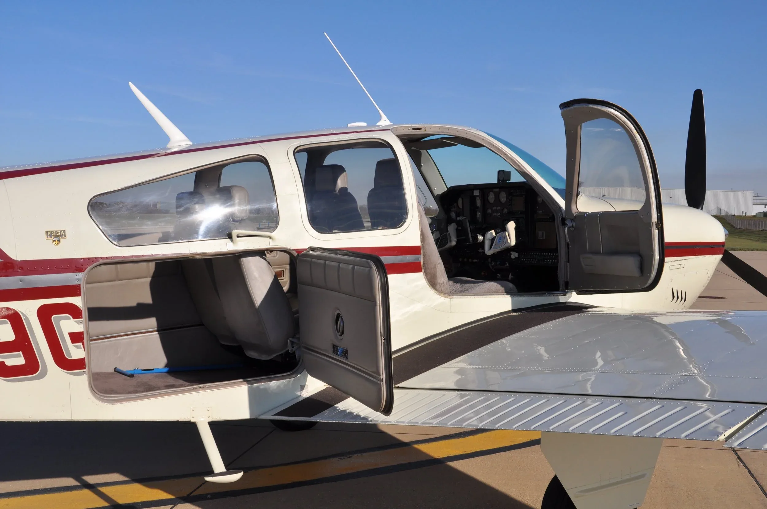 Exterior view of a 1978 AKC AVIATION F33A — AKC AVIATION.