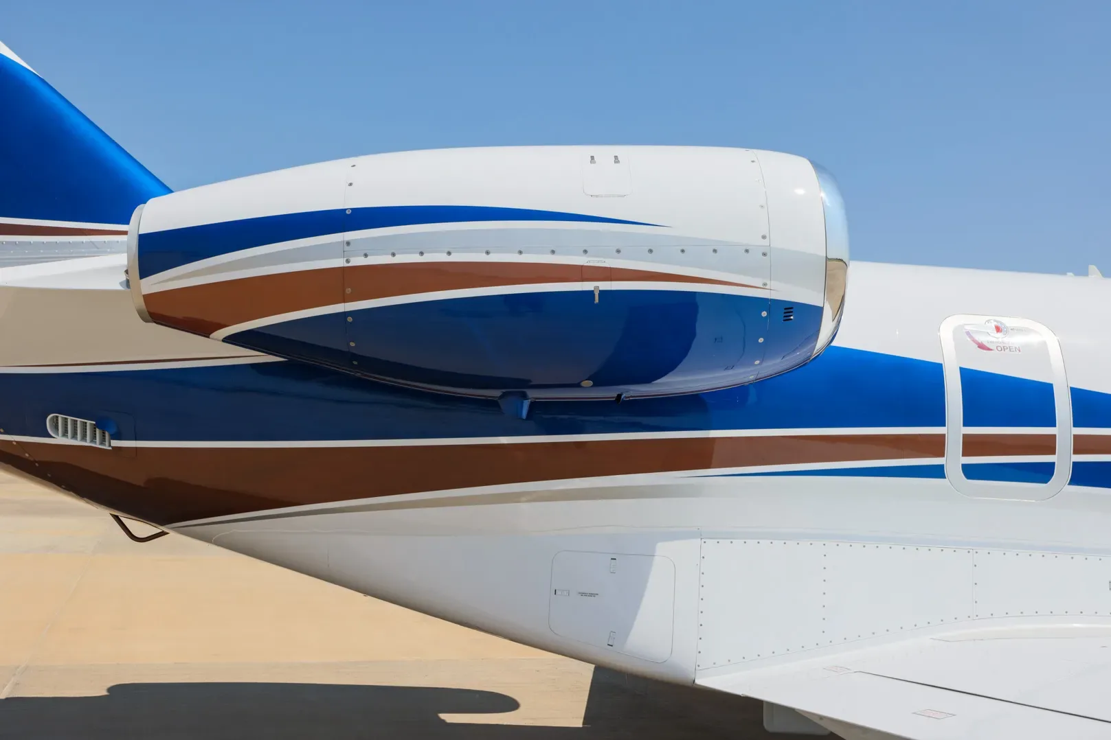 Exterior view of a 2020 Cessna Citation CJ3+.