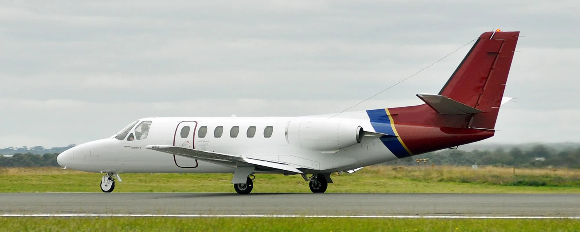 Exterior view of a 1978 Cessna Citation II.