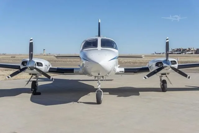 Exterior view of a 1978 CESSNA 414A, N414CN.