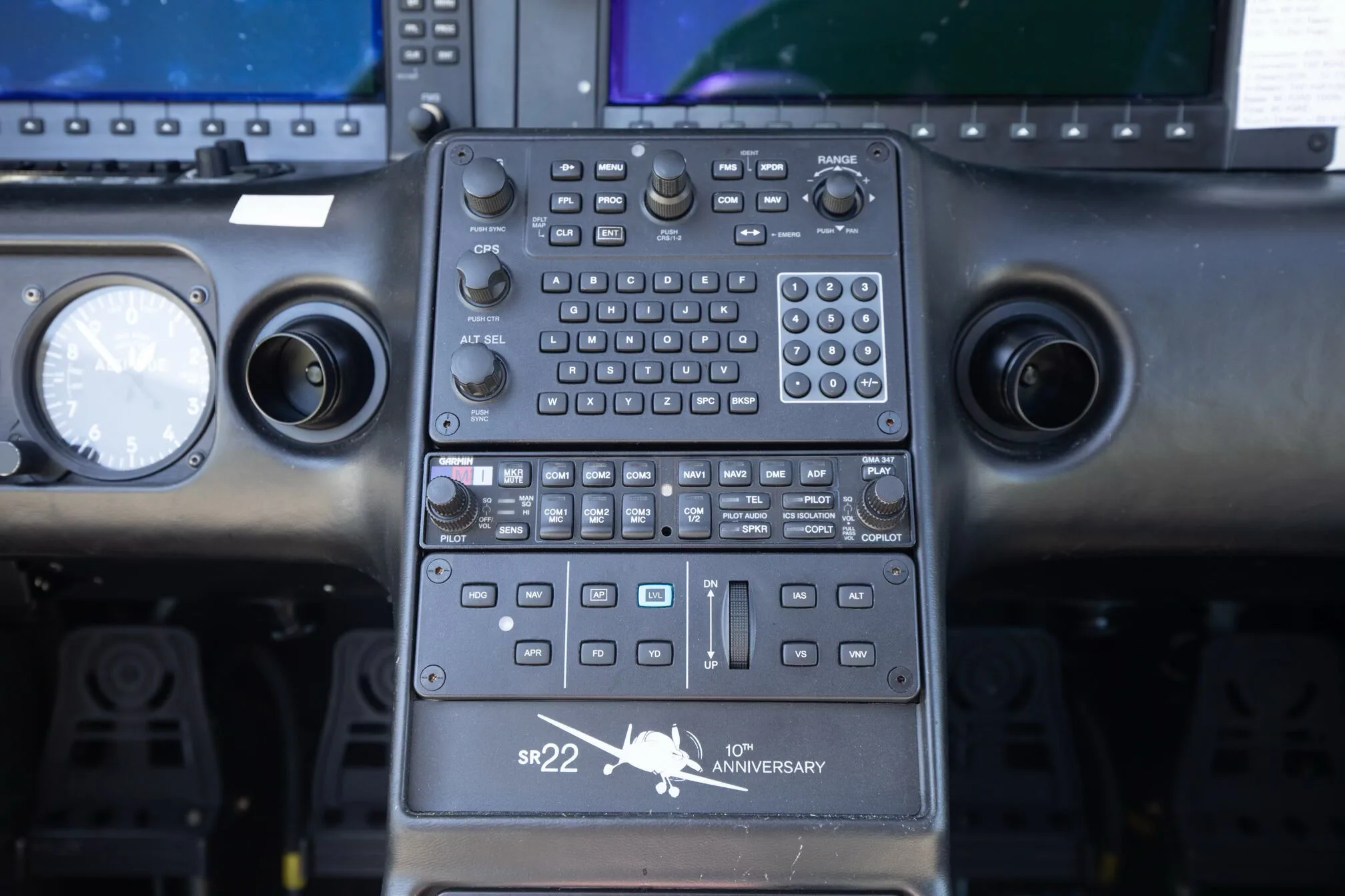 Avionics suite of a 2011 Cirrus SR22-G3 TURBO.