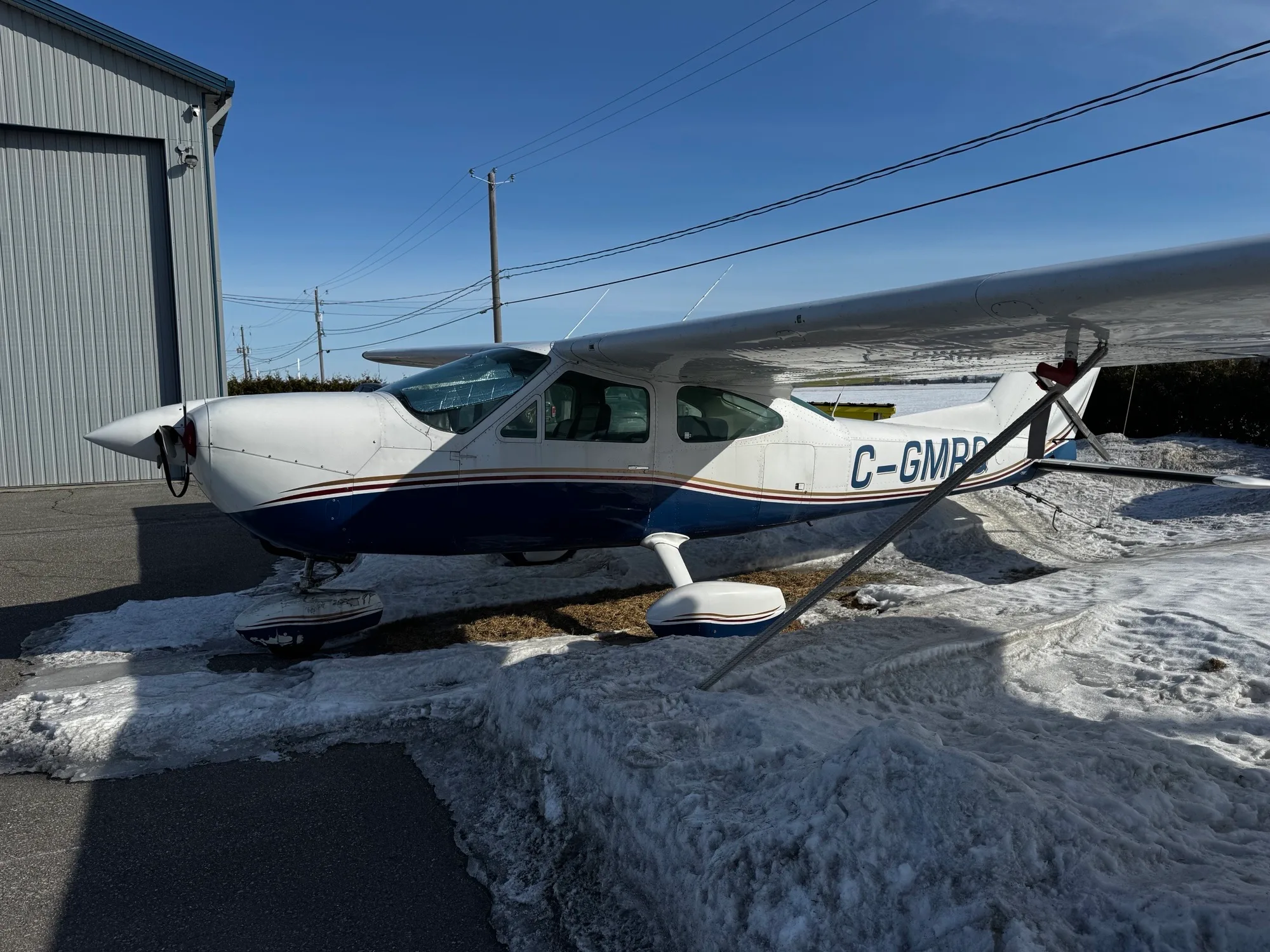 Exterior view of a 1973 Cessna 177B - Canadian Aircraft Sales.