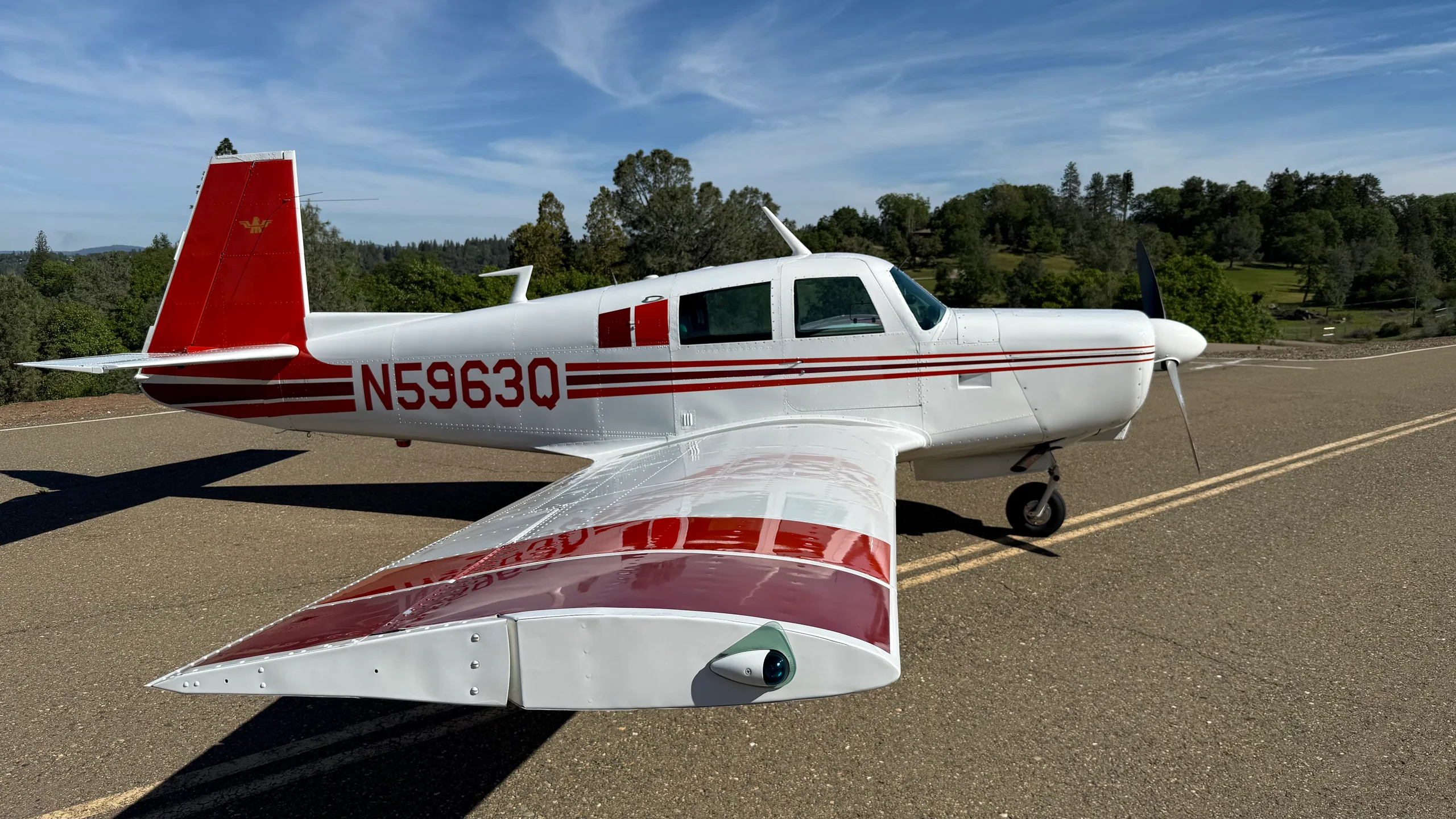 Cabin interior of a 1965 Mooney M20C - $65,900 - N5963Q (Here at Placerville).