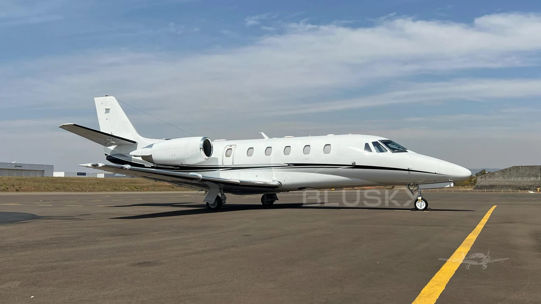 Exterior view of a 2021 CESSNA CITATION XLS+.
