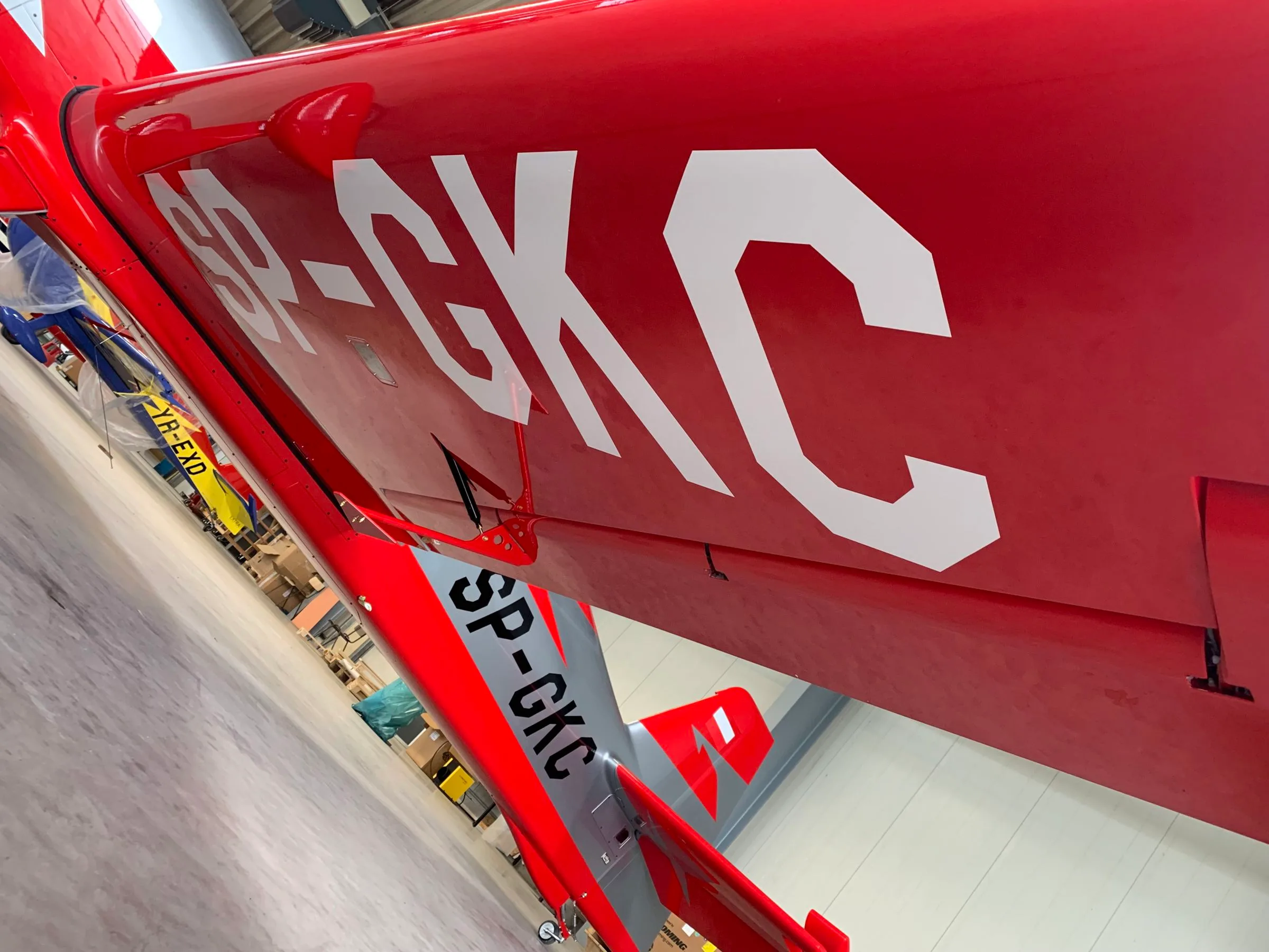 Engine detail of a 2023 Extra NG.