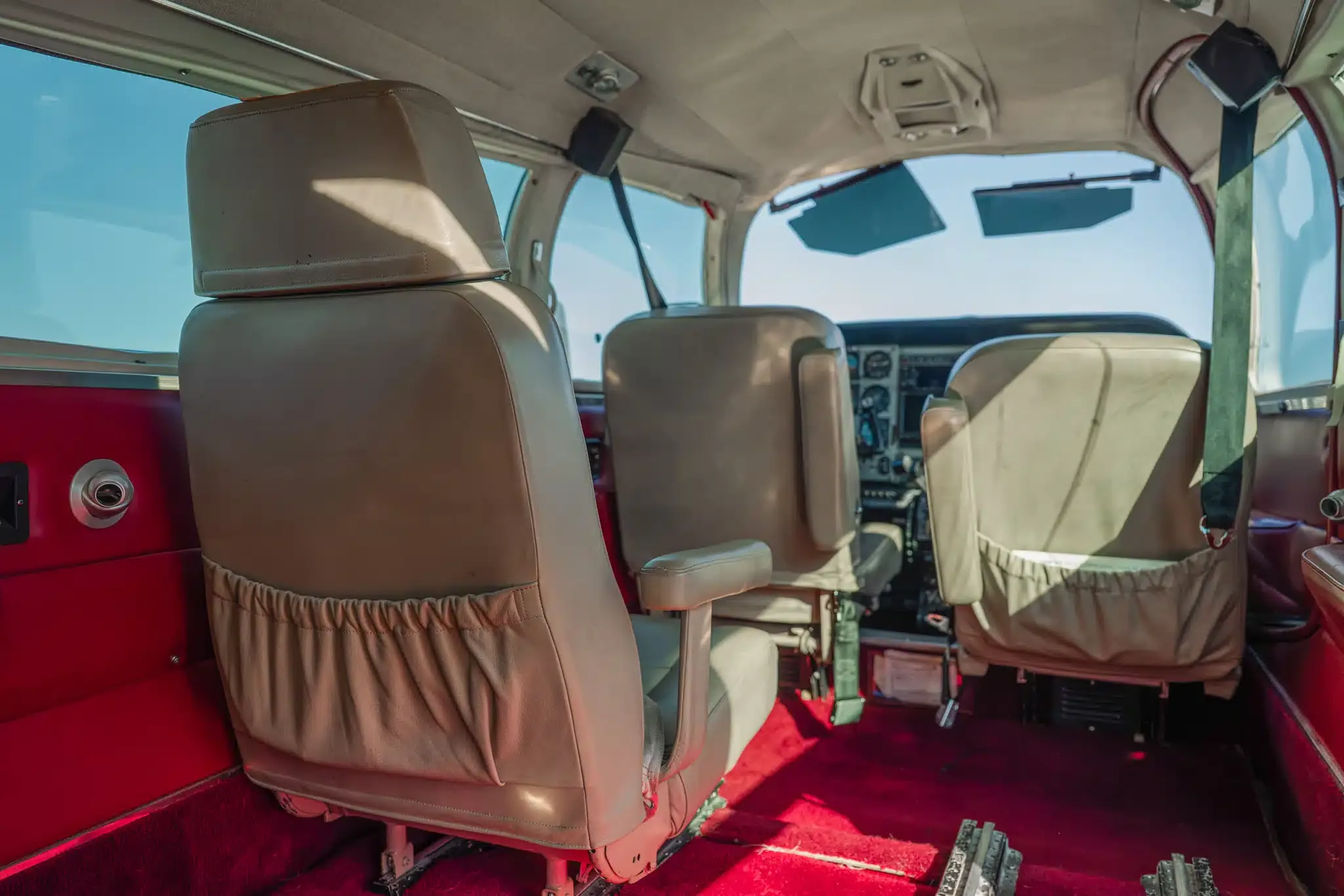 Cabin interior of a 1978 Cessna T310R.