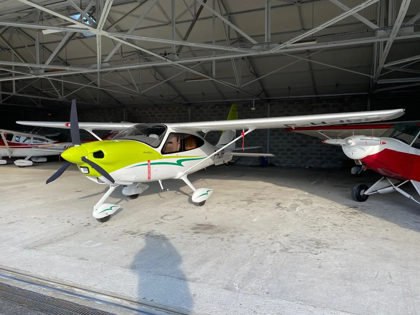 Exterior view of a 2024 Tecnam P2010 TDI.