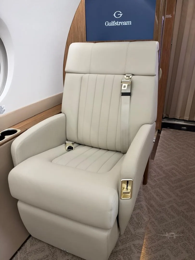 Cabin interior of a 2023 GULFSTREAM G280.