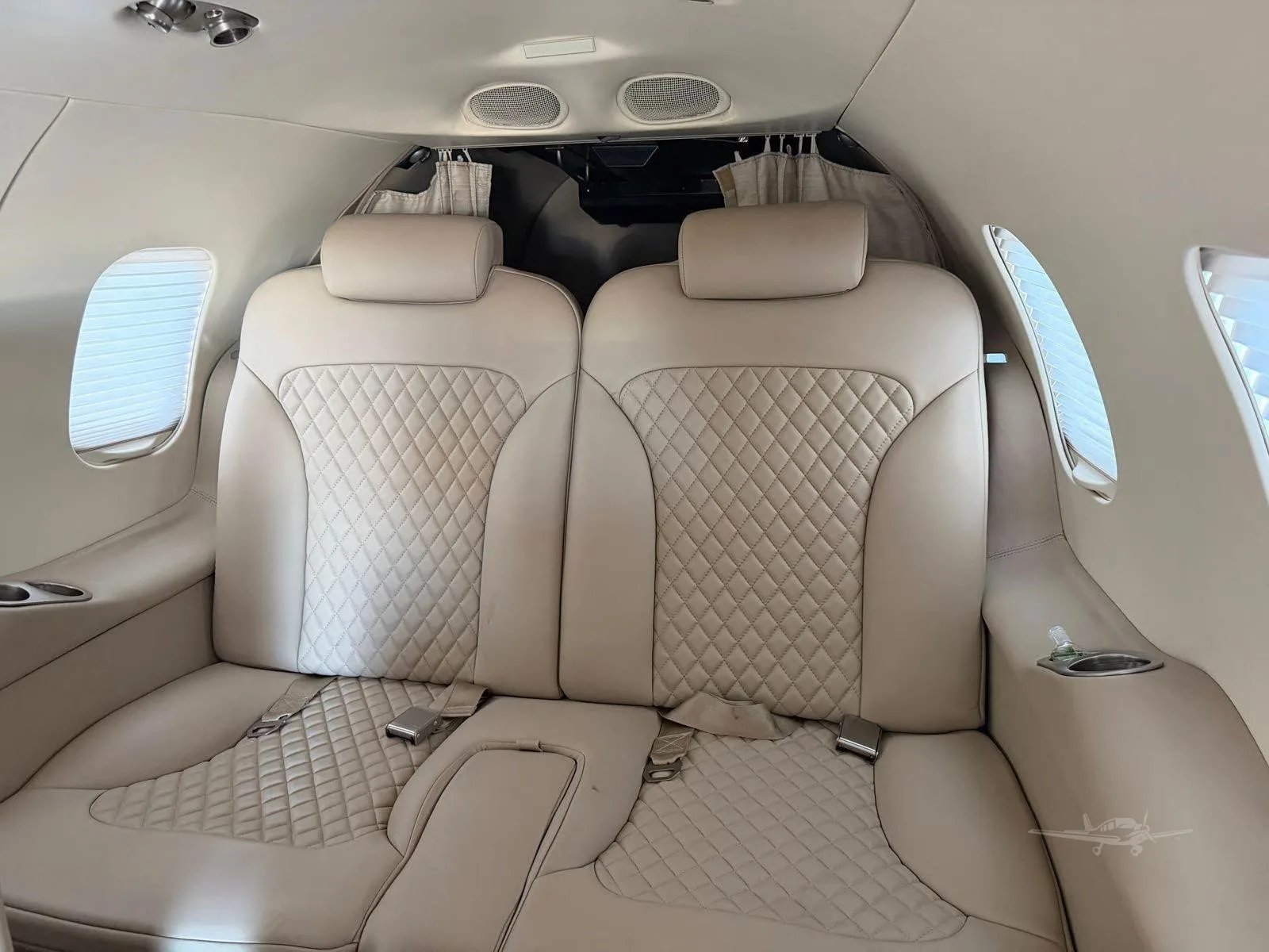 Cabin interior of a 1995 LEARJET 31A.