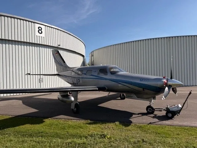 Exterior view of a 2020 Piper M350.